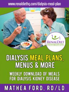 Renal Dialysis Diet Meal Plan