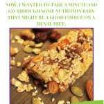 Nutrition bars that are crumbled up on a table ready to be served.