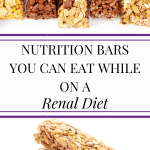Nutrition Bars You Can Eat On A Renal Diet ready to be eaten.