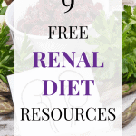 Renal Diet Education Handouts