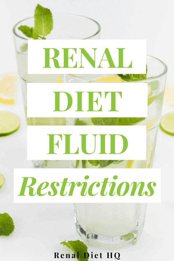 Fluid Restrictions For Kidney Failure Renal Diet HQ
