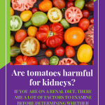 Are Tomatoes Harmful For Kidneys?