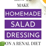 Making Your Own Salad Dressings