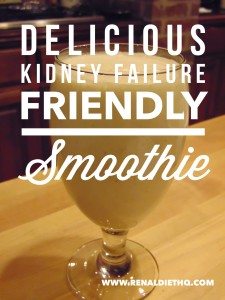 Apple Cinnamon Healthy Smoothies For Kidney Disease