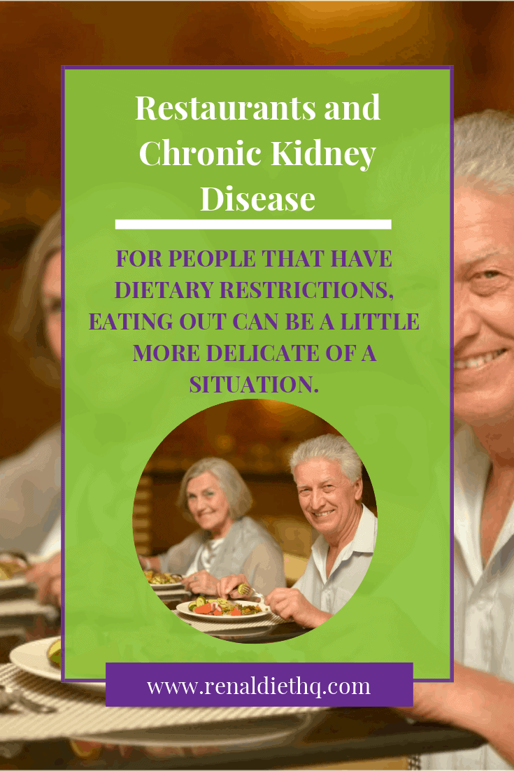 Dining Out with Kidney Disease - Renal Diet HQ