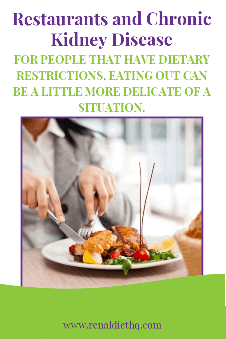 Dining Out with Kidney Disease - Renal Diet HQ