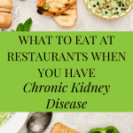 Restaurants And Chronic Kidney Disease