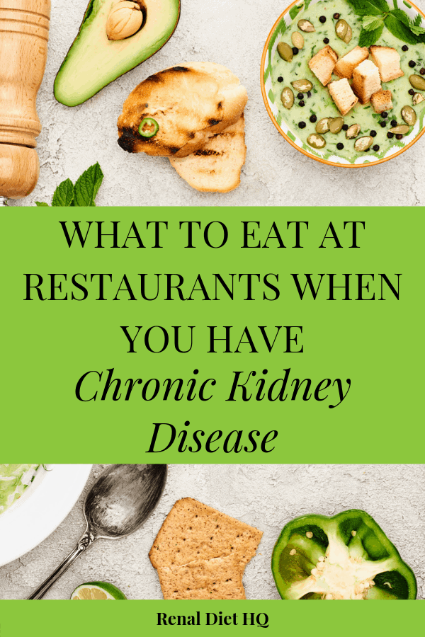 Dining Out with Kidney Disease - Renal Diet HQ