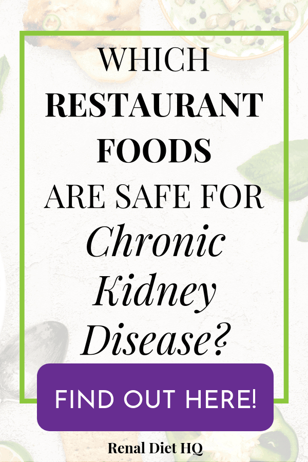 Dining Out with Kidney Disease - Renal Diet HQ