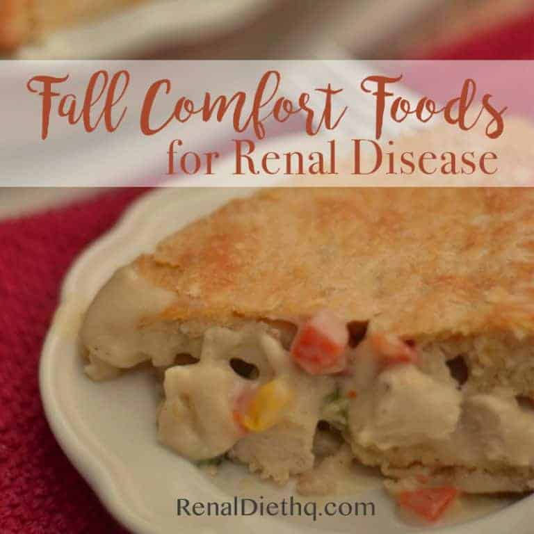Fall Comfort Foods for Renal Disease