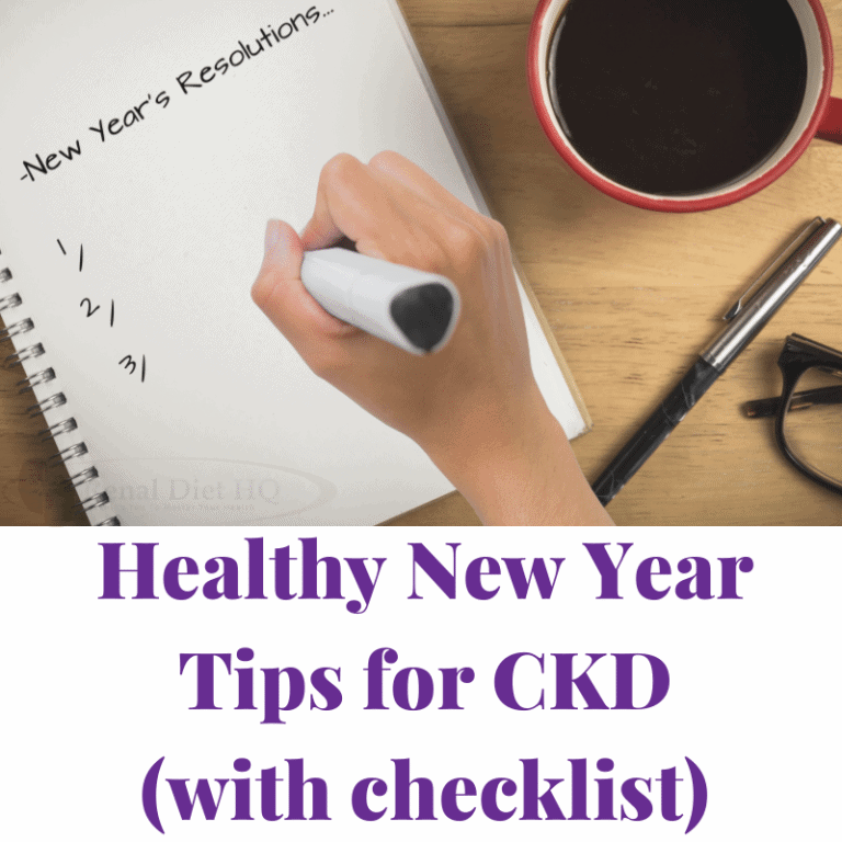 Healthy New Year Tips for CKD (with checklist)