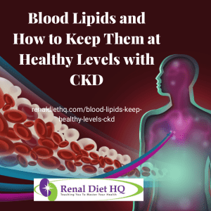 Blood Lipids And How To Keep Them At Healthy Levels With Ckd