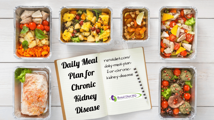 Daily Meal Plan For Chronic Kidney Disease