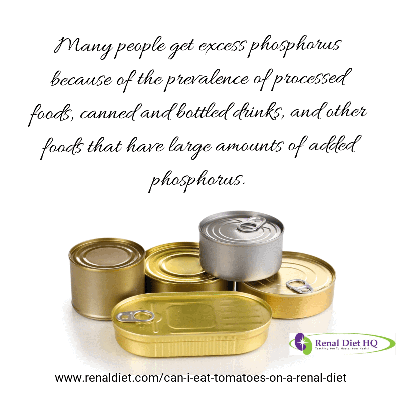 Can I Eat Tomatoes On A Renal Diet