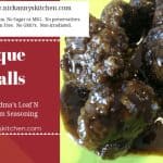 Renal Diet Healthy Low Sodium Barbeque Meatballs Recipe