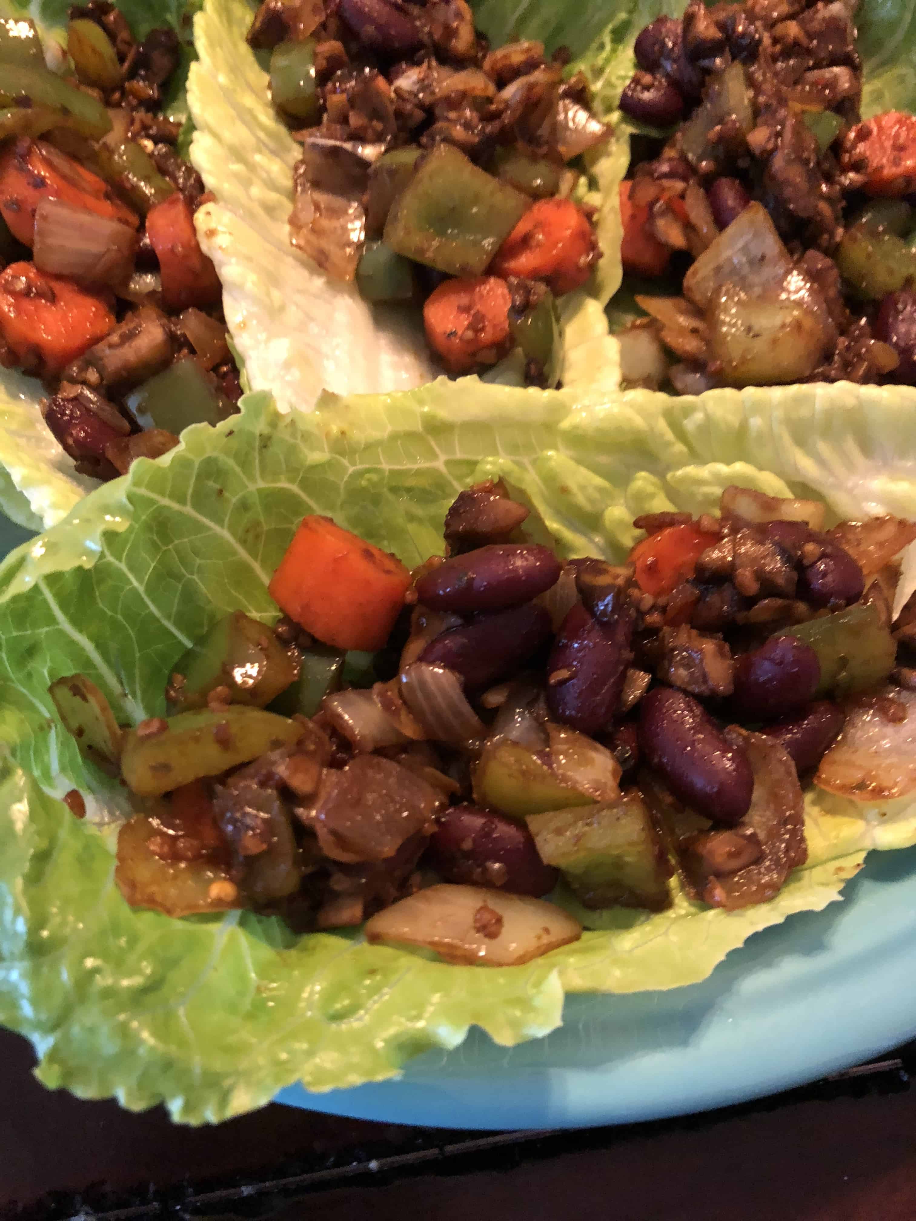 Vegetarian Lettuce Wraps