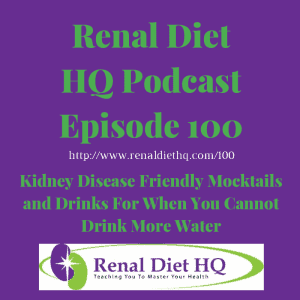 Kidney Disease Friendly Mocktails And Drinks For When You Cannot Drink More Water