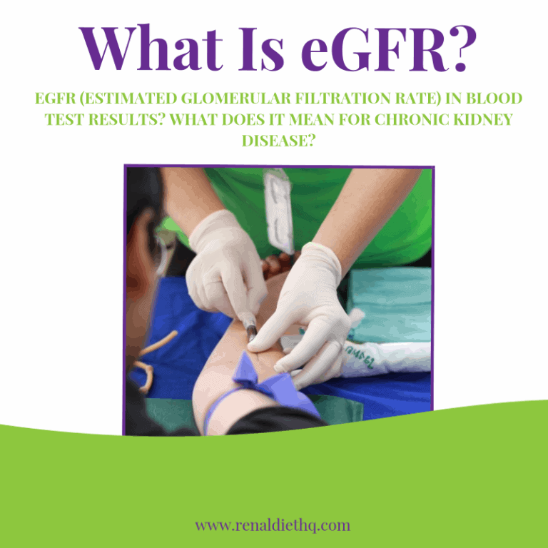What Is eGFR (Estimated Glomerular Filtration Rate) In Blood Test Results? What Does It Mean For Chronic Kidney Disease?