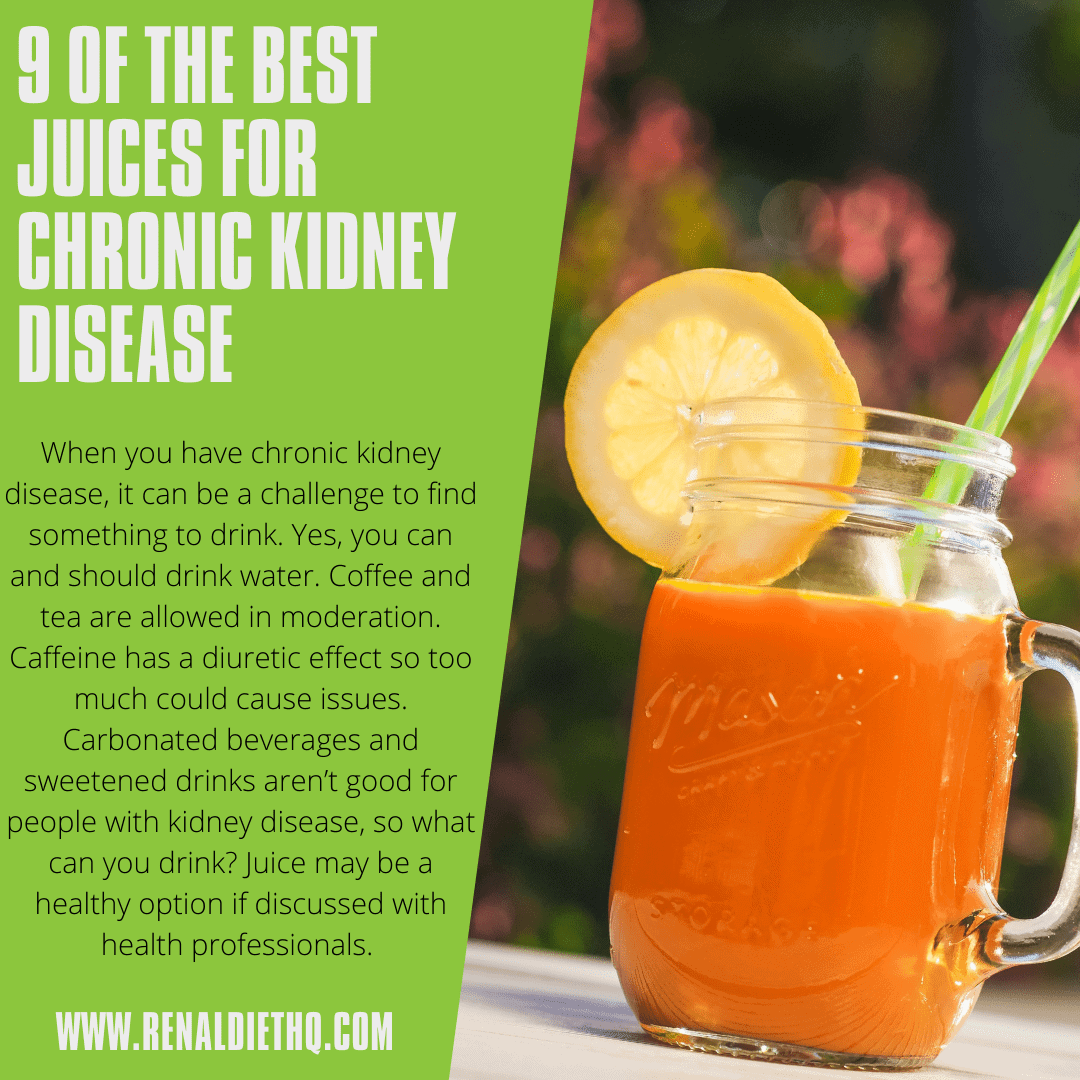 9 Of The Best Juices For Kidney Disease Renal Diet HQ