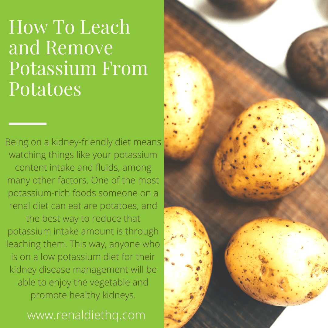 How To Leach And Remove Potassium From Potatoes Renal Diet HQ
