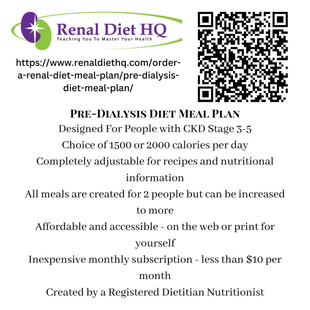 Delicious Meal Plans for Kidney Health - Renal Diet HQ