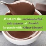 ouring chocolate into bowl on table