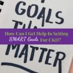 Set goals that matter inspirational note