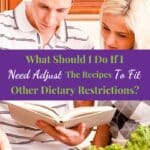 a Boy and Girl looking for a cooking book for a healthy recipes with vegetables in the front.