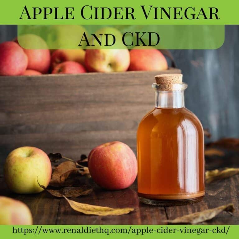 Apple Cider Vinegar And CKD