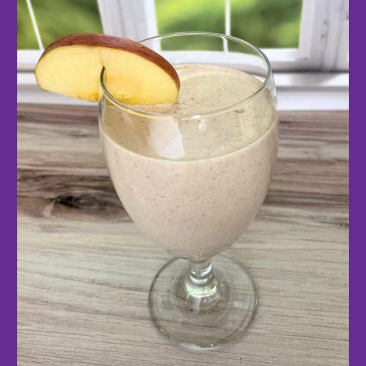 Apple Cinnamon Smoothie (No Milk, No Banana!) For Kidney Disease