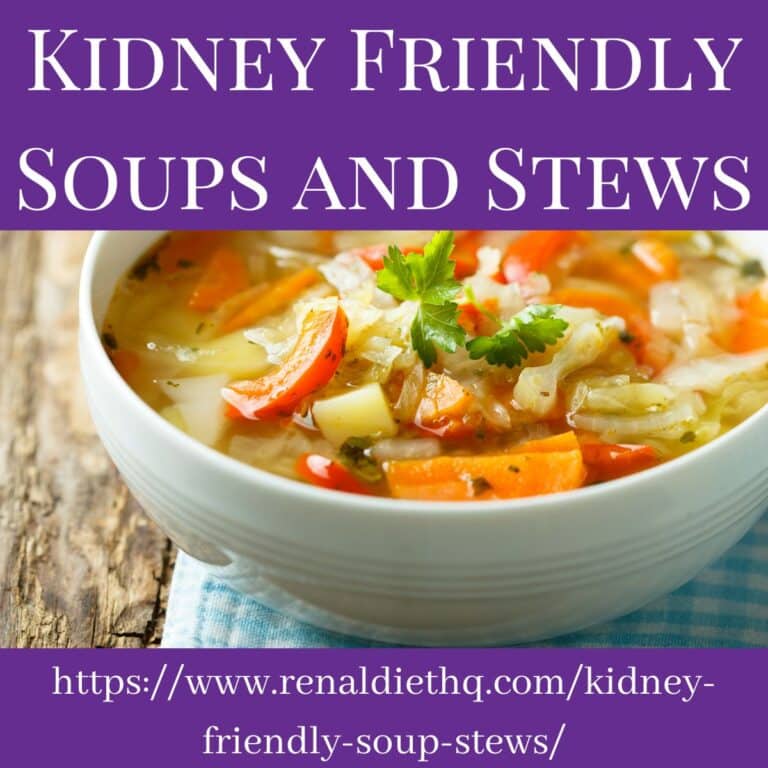 Kidney Friendly Soups And Stews