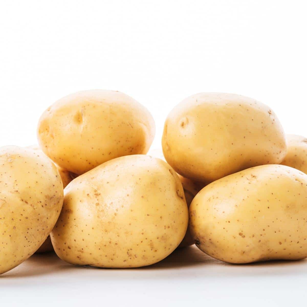 Organic raw potatoes