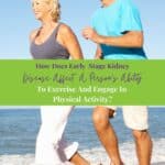 Senior Couple In Fitness Clothing Running Along Beach