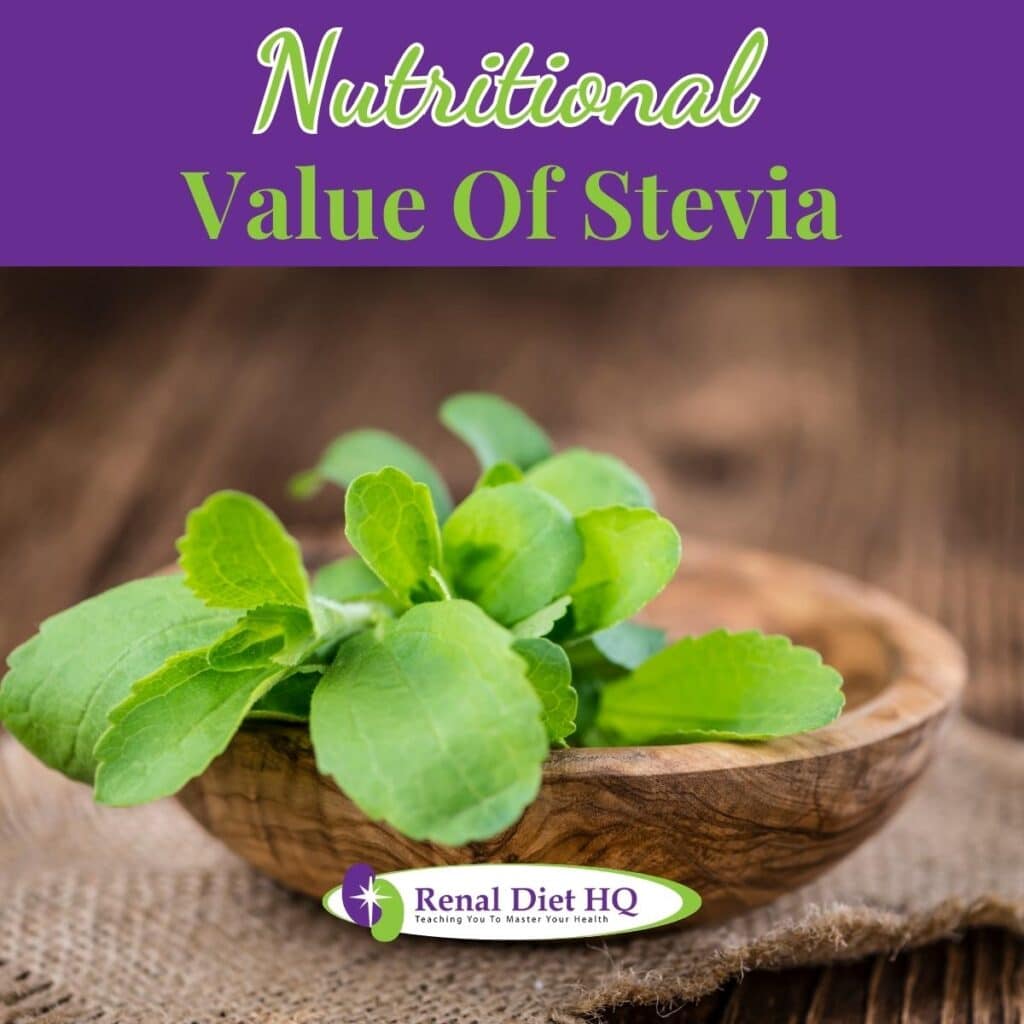 Is Stevia Bad For Kidneys? Renal Diet HQ