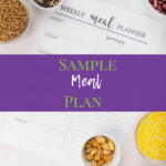 Healthy eating plan for weeklymeal planner. Diet and meal planning.