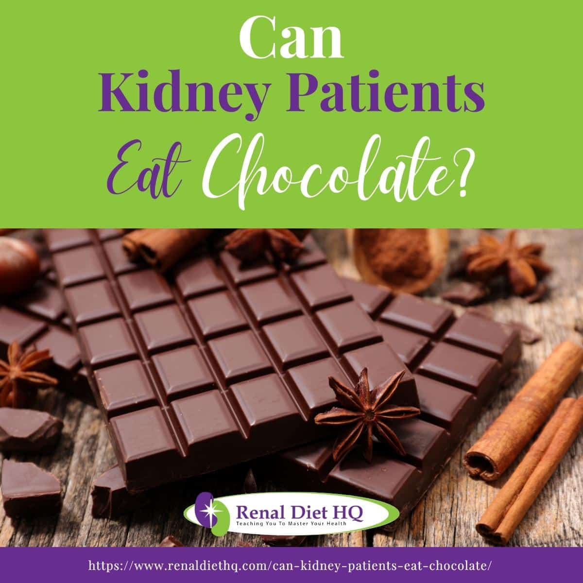 Chocolate bar and spices