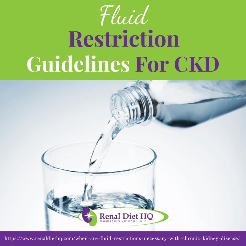 Fluid Restriction Guidelines For CKD Renal Diet HQ