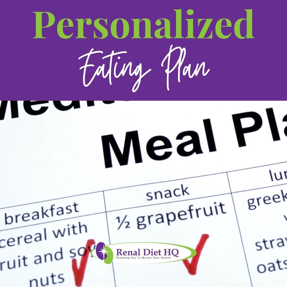 Diet meal plan