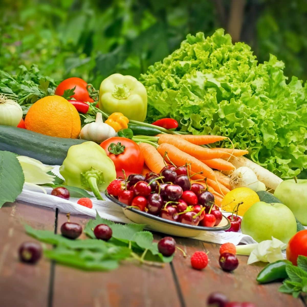 Healthy Vegetables and fruits