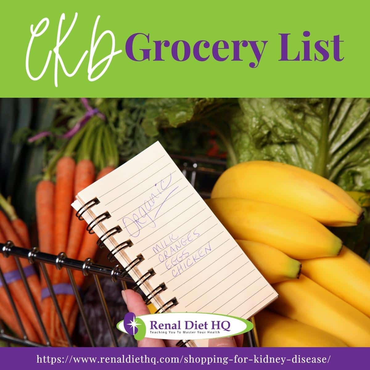 Organic Grocery Shopping List