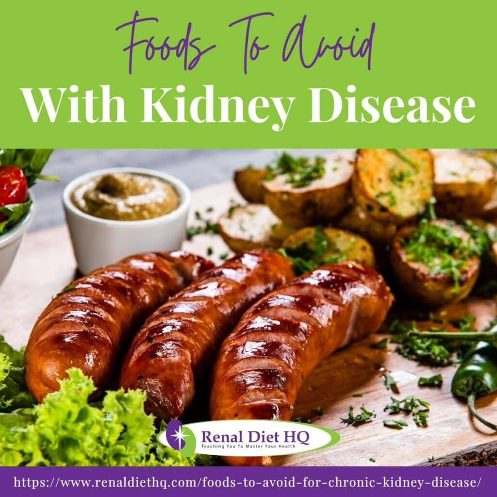 Foods To Avoid With Kidney Disease - Renal Diet HQ