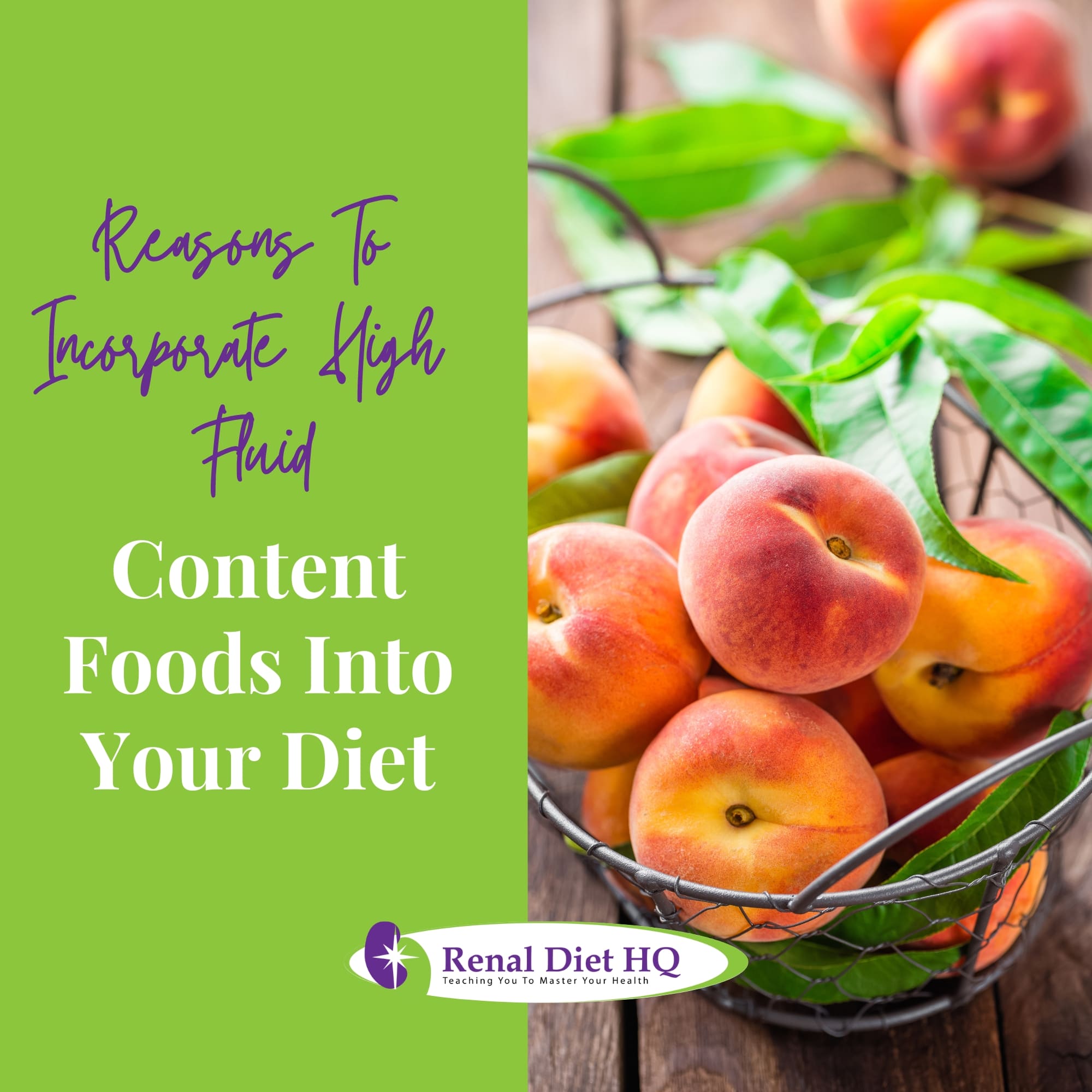 fresh peaches in a basket on a wooden table