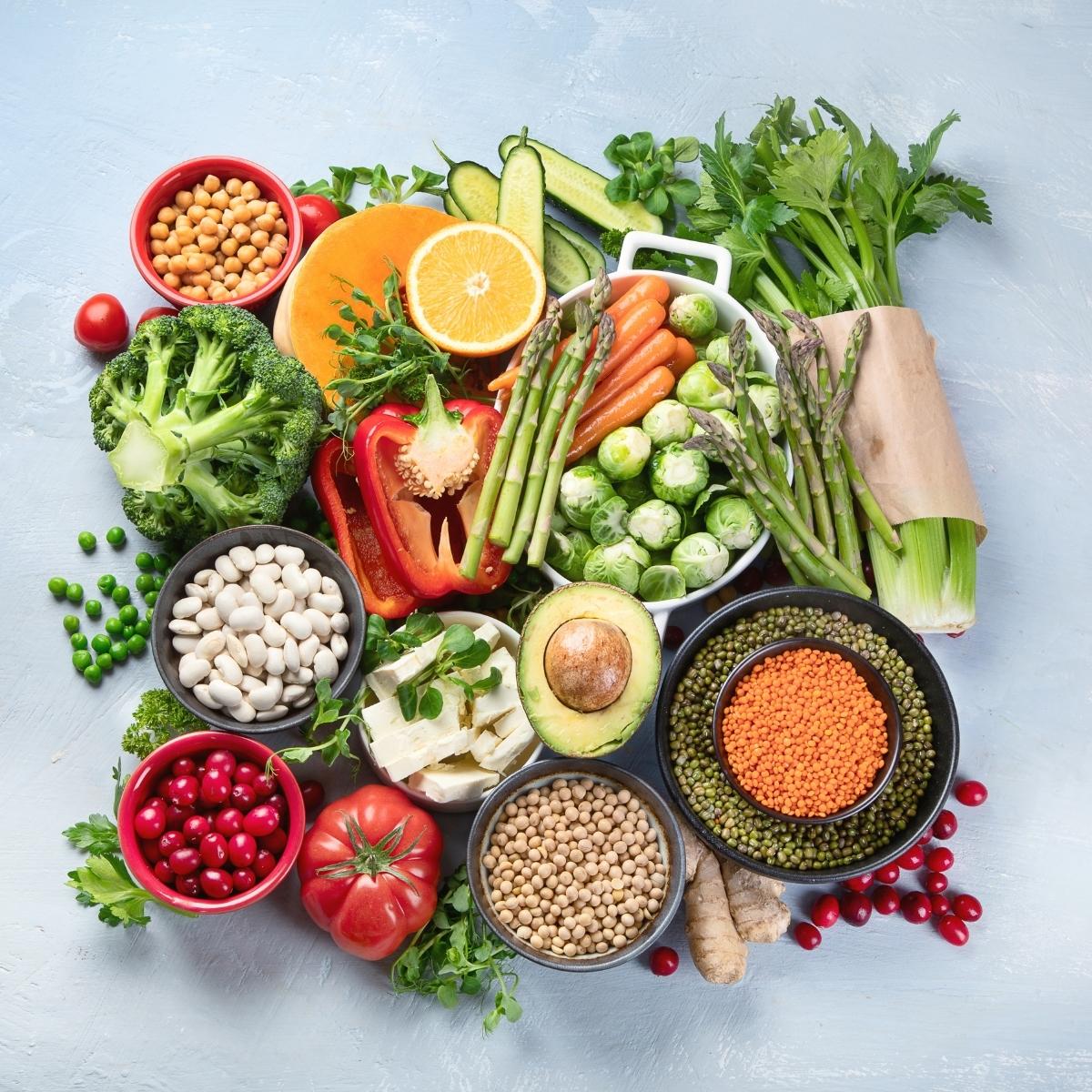 Raw healthy food for Vegans.