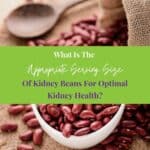 Red Kidney beans or rered beansn white ceramic bowl