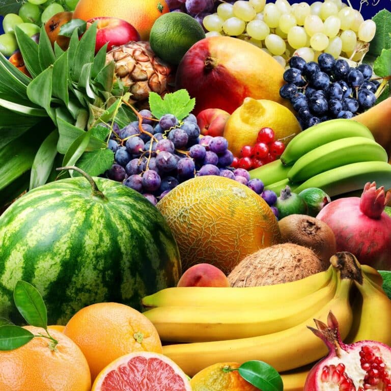 Different healthy fresh fruits
