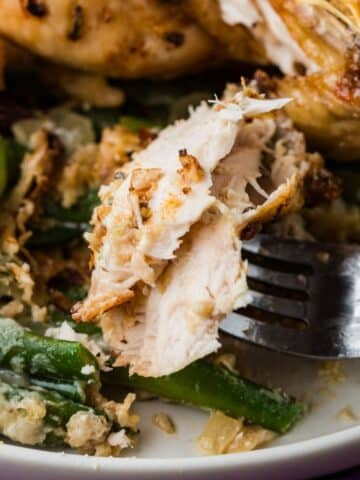 Close Up Of Roasted Cornish Hens