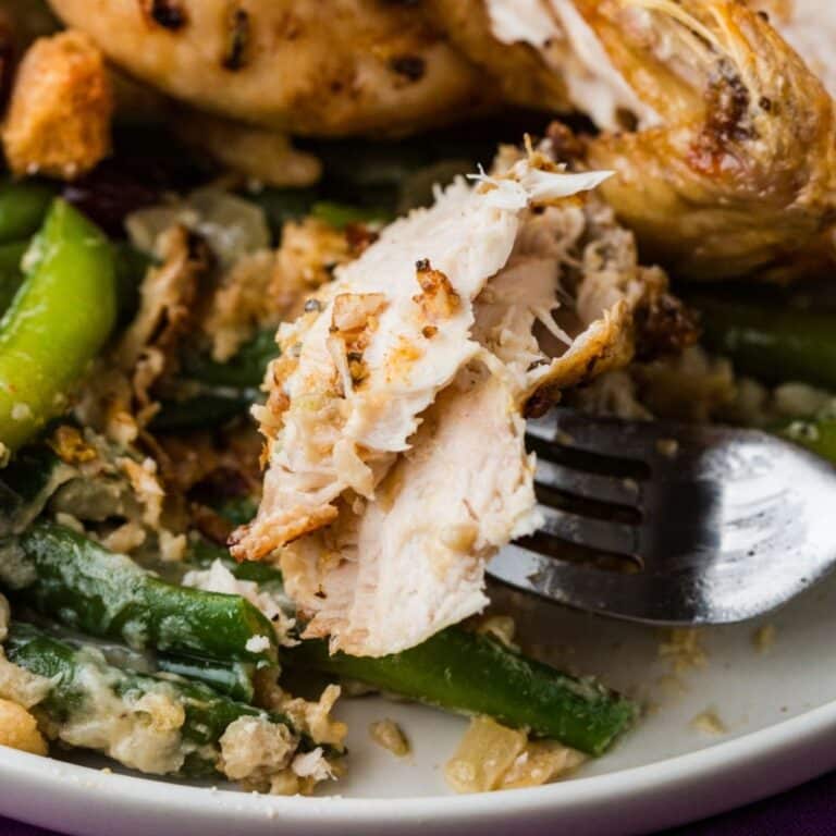Close Up Of Roasted Cornish Hens