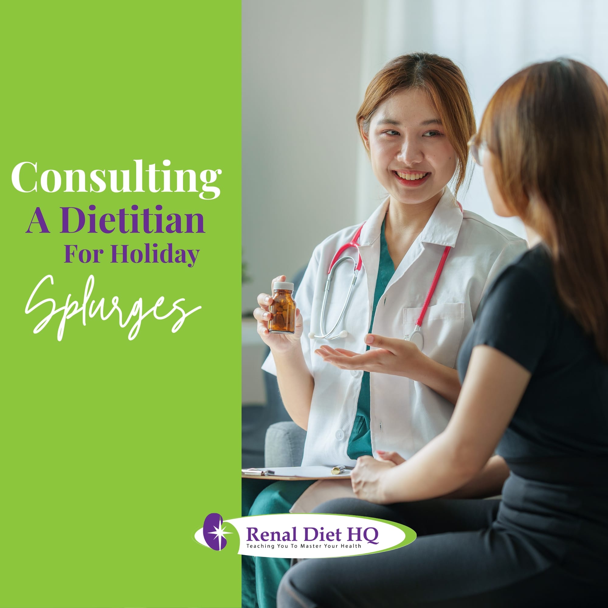 Doctor Consulting Patient and Offer Healthy Food Nutrition