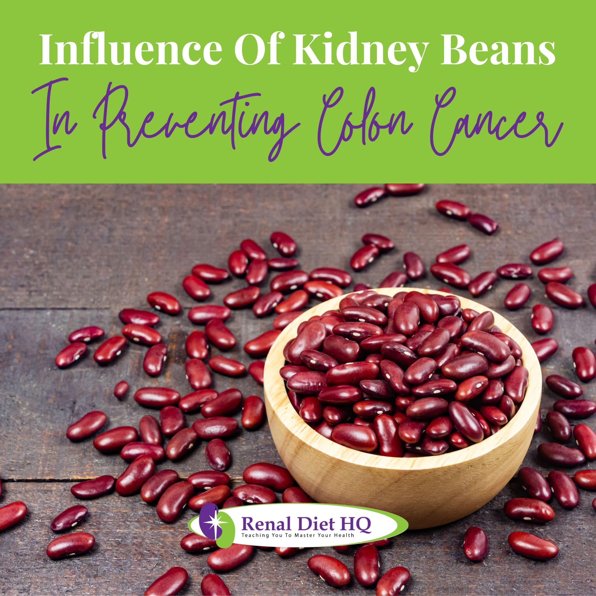 a bowl full of red beans on a wooden table