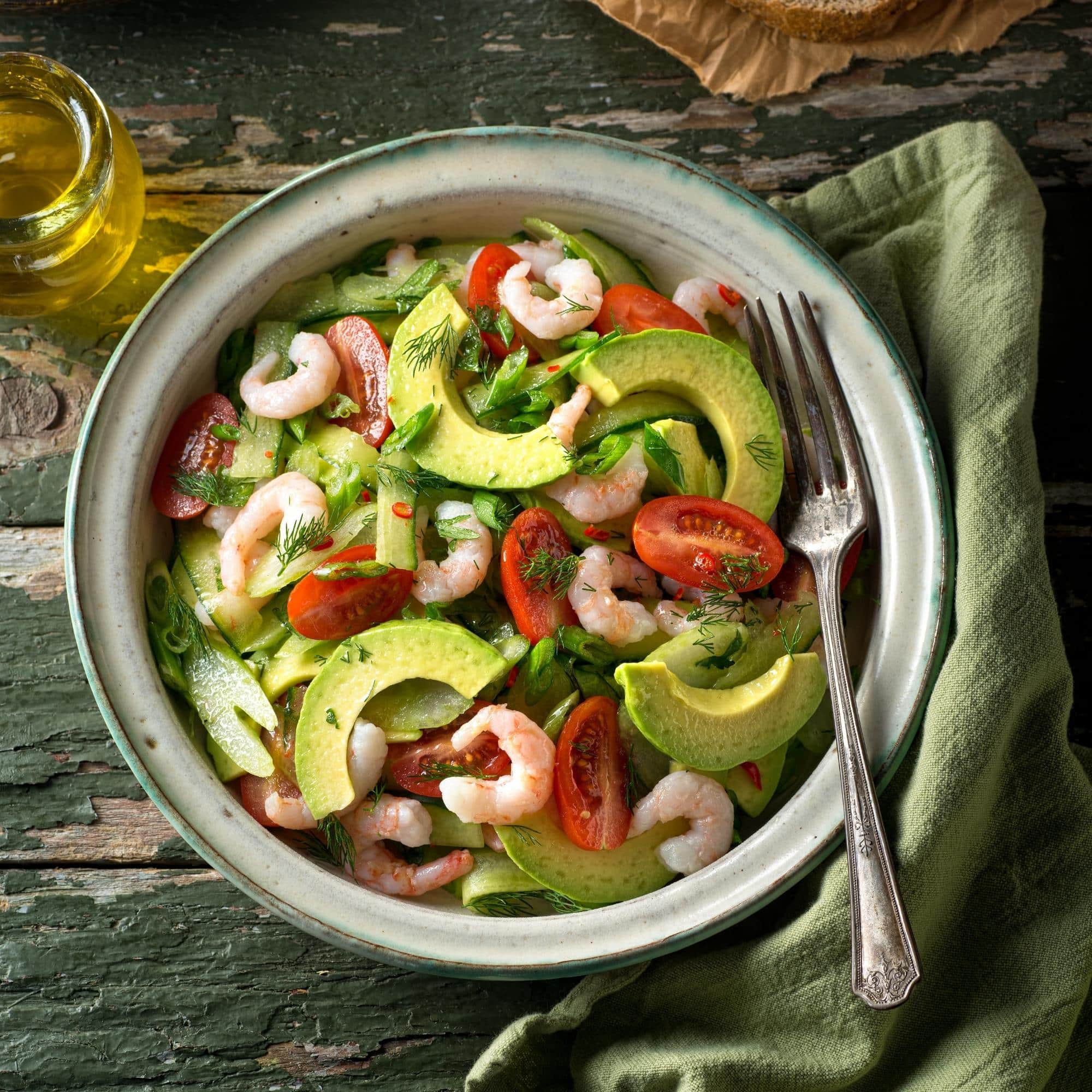 Shrimp and Avocado Salad